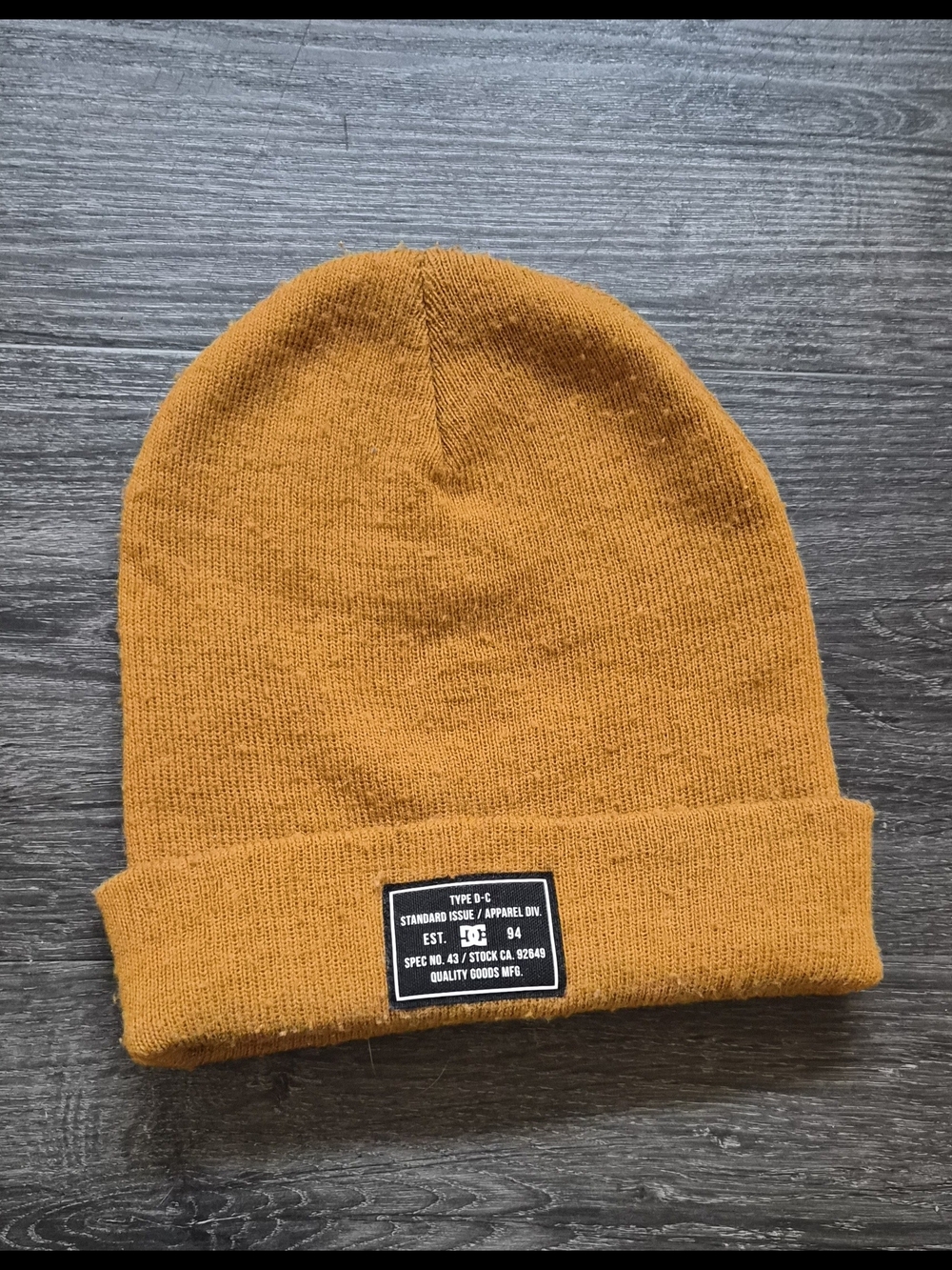 Cosy Fall/Winter Beanie Hat - Mustard Yellow
